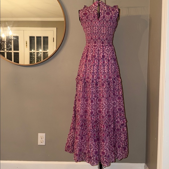 Banjanan Iris Smocked Midi dress Size XS - Picture 5 of 8